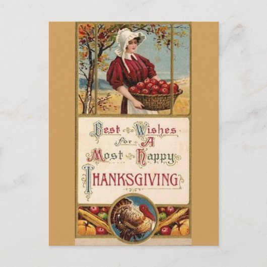 Het meest vrolijke Thanksgiving briefkaart (Voorkant)