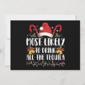 Het meest waarschijnlijk alle tequila drinkt Grapp Kaart (Voorkant)