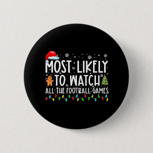 Het meest waarschijnlijk dat je alle Football game Ronde Button 5,7 Cm