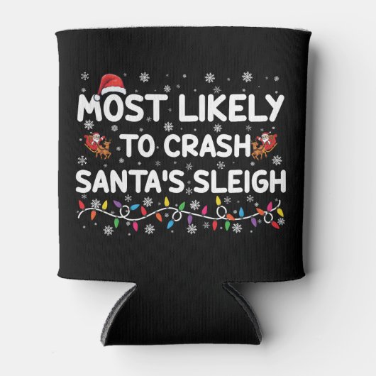 Het meest waarschijnlijk dat Santas Santas Slapigh Blikjeskoeler (Voorkant)