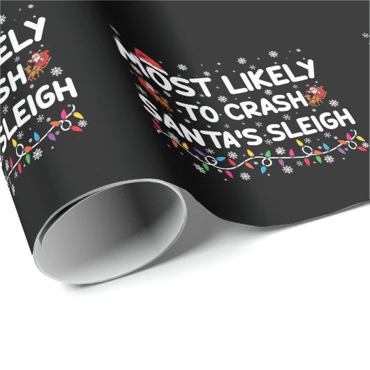 Het meest waarschijnlijk dat Santas Santas Slapigh Cadeaupapier (Rol Hoek)