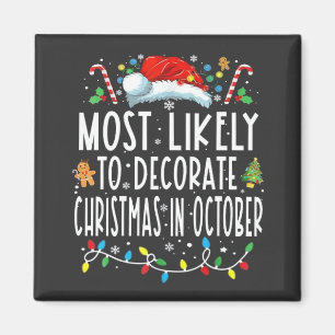 Het meest waarschijnlijk kerstmis in oktober versi magneet