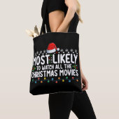 Het meest waarschijnlijk om alle kerstfilms te bek tote bag (Dichtbij)