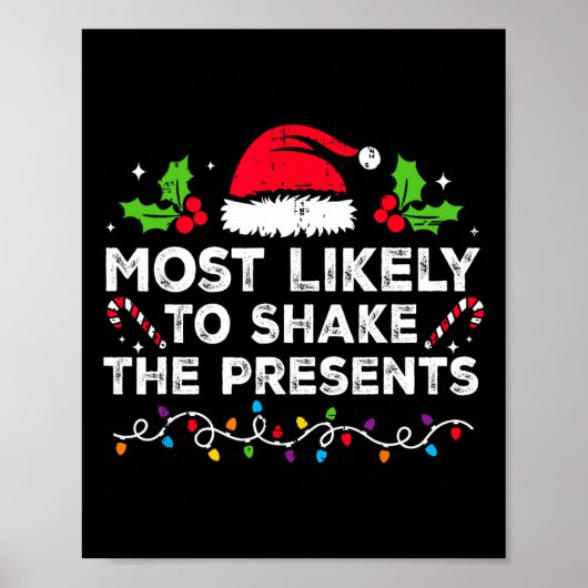 Het meest waarschijnlijk om de Cadeaus kerstmis te Poster (Voorkant)