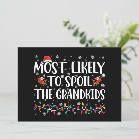 Het meest waarschijnlijk om de kleinkinderen scham kaart (Staand voorkant)