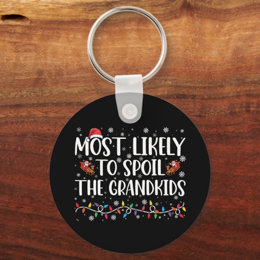 Het meest waarschijnlijk om de kleinkinderen scham sleutelhanger (Voorkant)