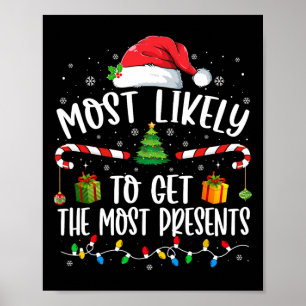 Het meest waarschijnlijk om de meeste Cadeaus kers Poster