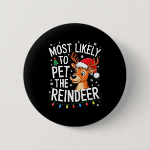 Het meest waarschijnlijk om de rendieren trui fami ronde button 5,7 cm