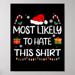 Het meest waarschijnlijk om deze shirt familie ker poster