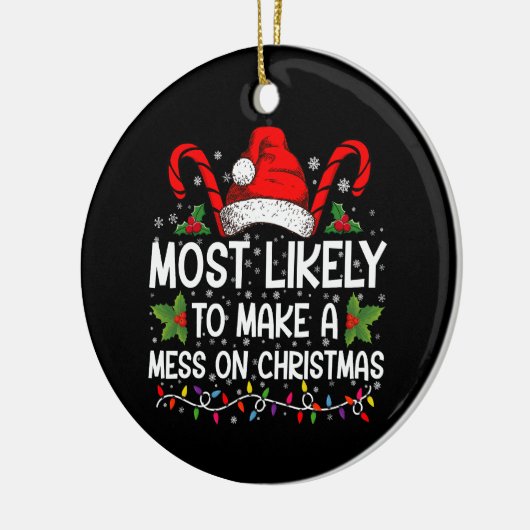 Het meest waarschijnlijk om een puinhoop te maken  keramisch ornament (Links)