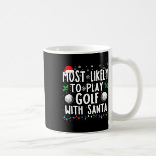 Het meest waarschijnlijk om Golf met kerstman te s Koffiemok