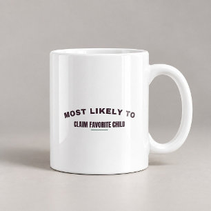 Het meest waarschijnlijk om het favoriete kind te koffiemok