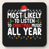 Het meest waarschijnlijk om het hele jaar naar ker bier onderzetter (Voorkant)