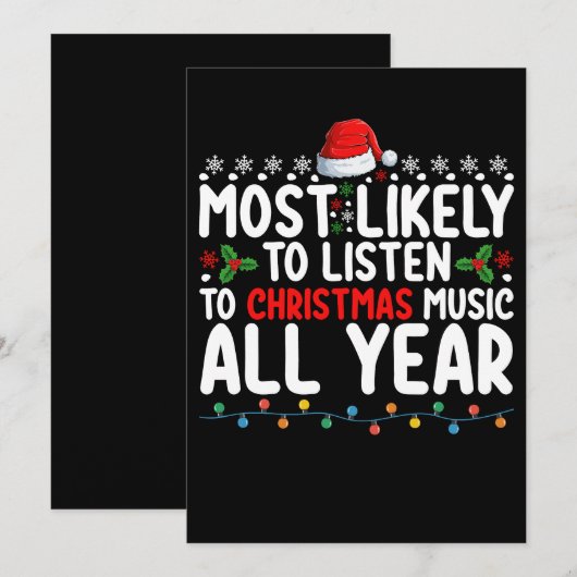 Het meest waarschijnlijk om het hele jaar naar ker kaart (Voorkant / Achterkant)