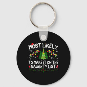Het meest waarschijnlijk om het op de Naughty List Sleutelhanger