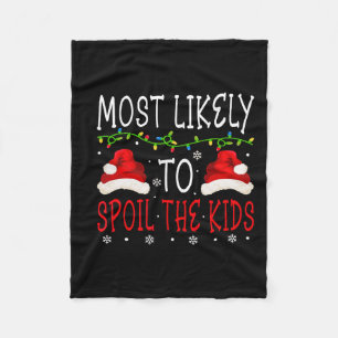 Het meest waarschijnlijk om Kinder familie Christm Fleece Deken