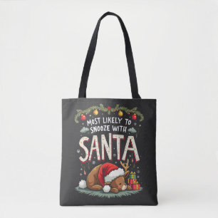 Het meest waarschijnlijk om met Sinterklaas te sla Tote Bag