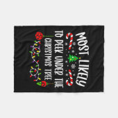 Het meest waarschijnlijk om onder de kerstboom te  fleece deken (Voorkant (Horizontaal))