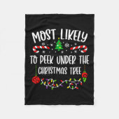Het meest waarschijnlijk om onder de kerstboom te  fleece deken (Voorkant)