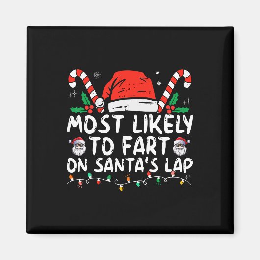 Het meest waarschijnlijk om op de kerstman te begi magneet (Voorkant)