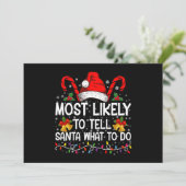 Het meest waarschijnlijk om Sint te vertellen wat  Kaart (Staand voorkant)