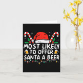 Het meest waarschijnlijk om Sinterklaas een biertj Kaart (Gele Bloem)