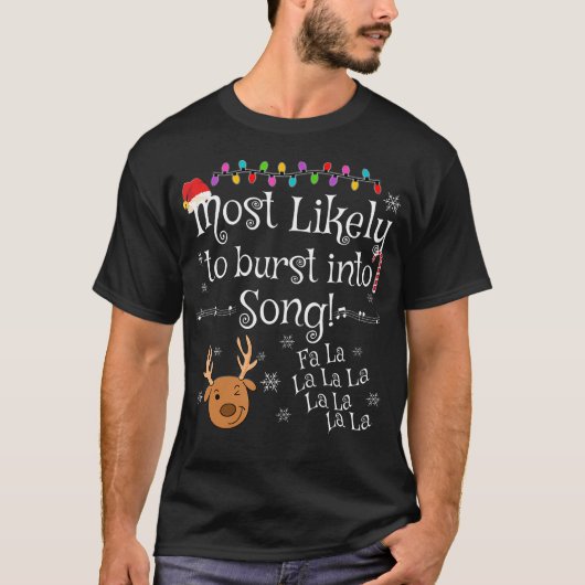 Het meest waarschijnlijk om te barsten in lied Fa T-shirt (Voorkant)