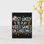 Het meest waarschijnlijk om videogames te spelen o kaart (Gele Bloem)