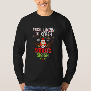Het meest waarschijnlijk voor de slee van de kerst t-shirt