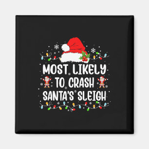 Het meest waarschijnlijke aan de slee van de kerst magneet