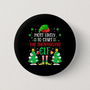 Het meest waarschijnlijke begin van de kerstmis in ronde button 5,7 cm