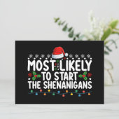 Het meest waarschijnlijke begin van de Shenanigans Kaart (Staand voorkant)