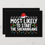 Het meest waarschijnlijke begin van de Shenanigans Kaart (Voorkant / Achterkant)