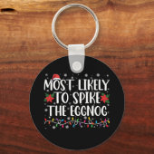 Het meest waarschijnlijke dat je de Eggnog-familie Sleutelhanger (Voorkant)