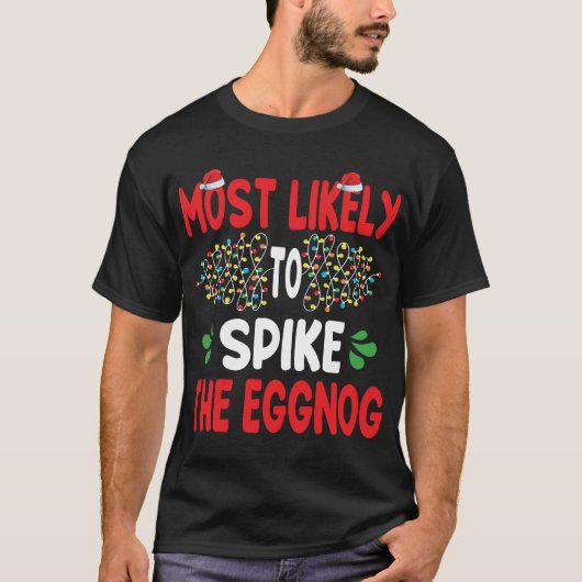Het meest waarschijnlijke dat je de Eggnog Funny f T-shirt (Voorkant)