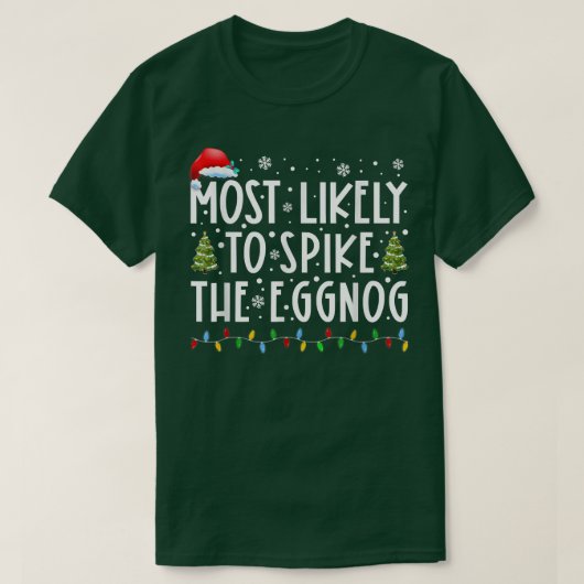Het meest waarschijnlijke dat je de Eggnog Funny f T-shirt (Design voorkant)