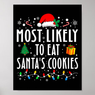 Het meest waarschijnlijke eten om de koekjes van d poster