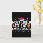 Het meest waarschijnlijke eten om kerstberoemde ke kaart (Gele Bloem)