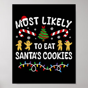Het meest waarschijnlijke eten om kerstberoemde ke poster