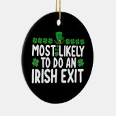 Het meest waarschijnlijke is dat een Iers vertrek  Keramisch Ornament (Rechts)