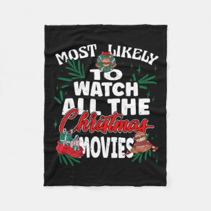 Het meest waarschijnlijke is dat je alle kerstfilm fleece deken