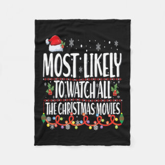 Het meest waarschijnlijke is dat je alle kerstfilm fleece deken