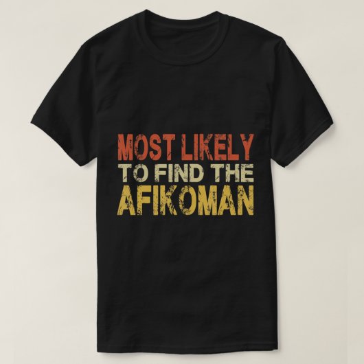 Het meest waarschijnlijke is dat je de afikoman Fu T-shirt (Design voorkant)