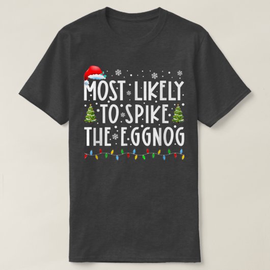 Het meest waarschijnlijke is dat je de Eggnog-fami T-shirt (Design voorkant)