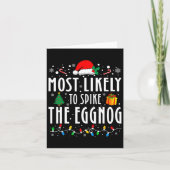 Het meest waarschijnlijke is dat je de Eggnog-kers Kaart (Voorkant)