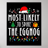 Het meest waarschijnlijke is dat je de Eggnog-kers Poster (Voorkant)