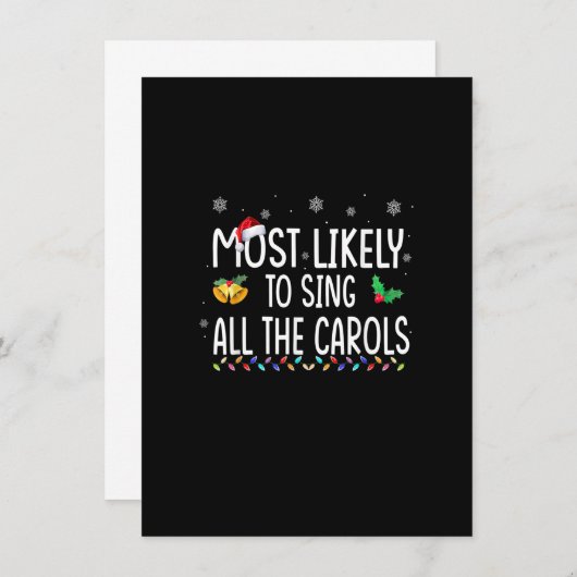 Het meest waarschijnlijke is dat u alle kerstcadea kaart (Voorkant / Achterkant)