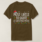 Het meest waarschijnlijke is dat u een kerstfilm m t-shirt (Design voorkant)