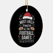 Het meest waarschijnlijke om alle Football games t Keramisch Ornament (Rechts)