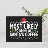 Het meest waarschijnlijke om alle kerstkerst van d kaart (Staand voorkant)